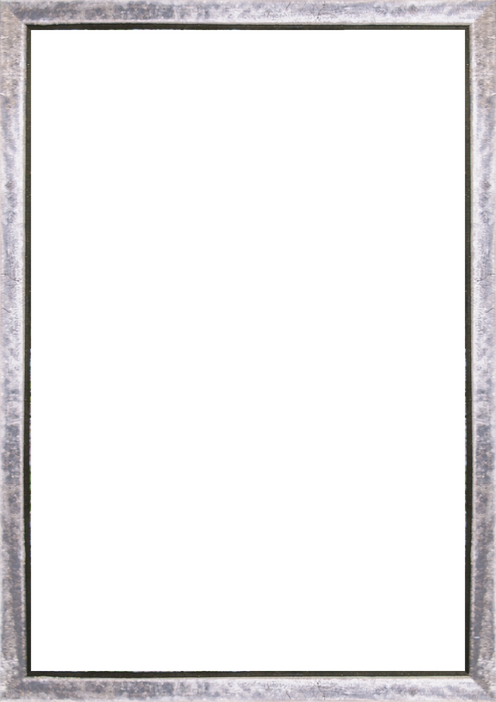 White Portrait Frame  